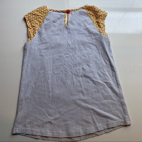 Matilda Jane 435 Girl Flower Stripe Size 10 Sleeveless Top - Picture 3 of 5